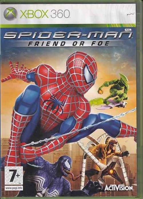 Spider-man Friend or Foe - XBOX 360 (B Grade) (Genbrug)